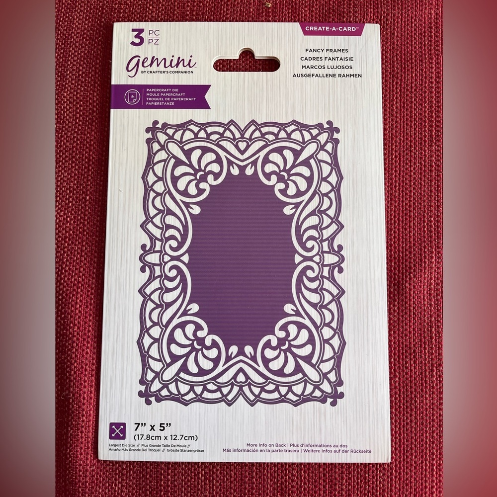 Gemini die cut